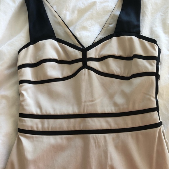 Vintage BCBC Generation Bodycon Nude and Black Dress - Picture 2 of 6